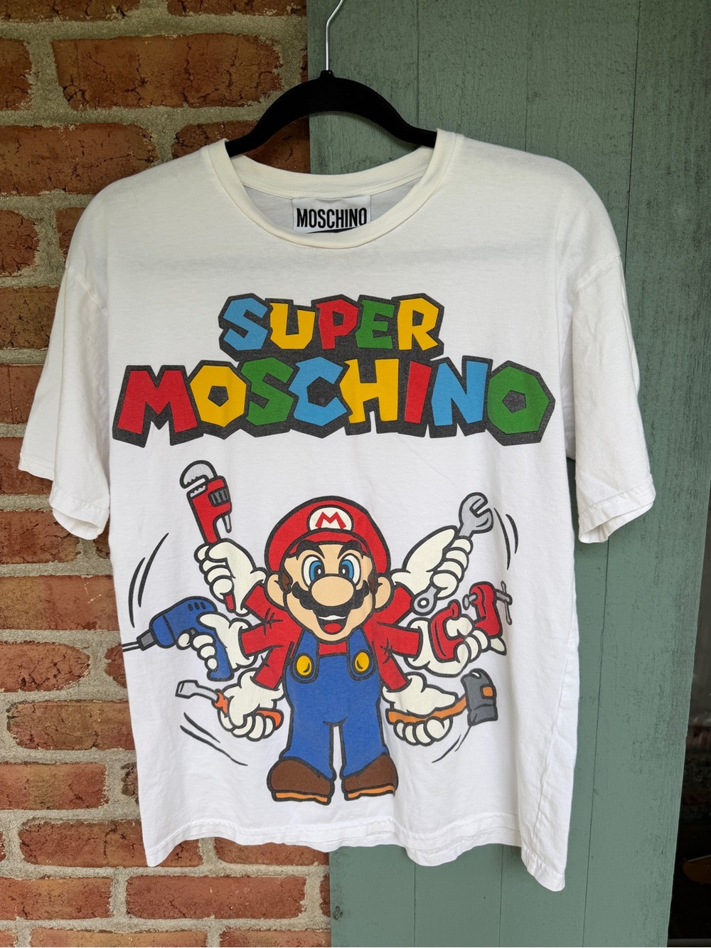 “Super Moschino” Jeremy Scott x Super Mario Brothers x Moschino Couture T Shirt